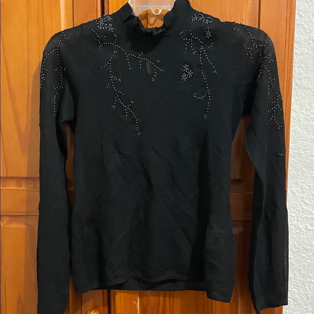 Vintage Zara knit mesh top sz s
